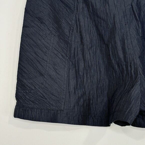 SNIDER by Staci Snider Linen Blend High Waisted Shorts Size 6 Black - Picture 8 of 12